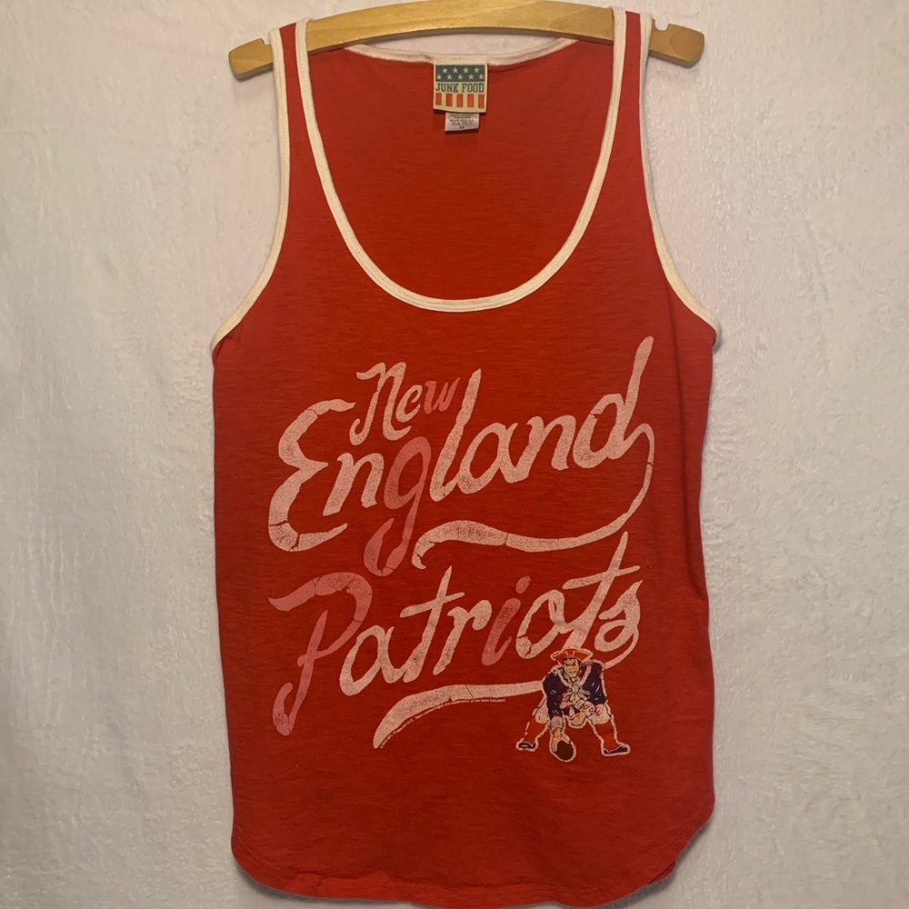 Women’s patriots tank- junk food vintage